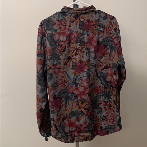 Barney Cools Floral Button Down Shirt Long Sleeve - Picture 2 of 2